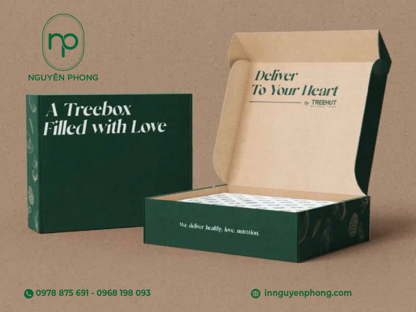 Hộp sóng nắp gài đựng dao giá rẻ